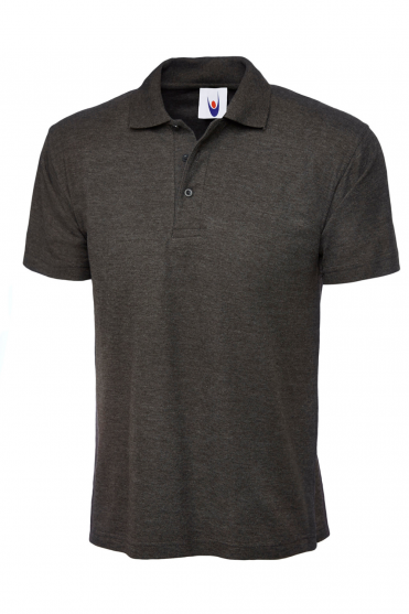 Uneek Active Unisex Polo Shirt, Charcoal