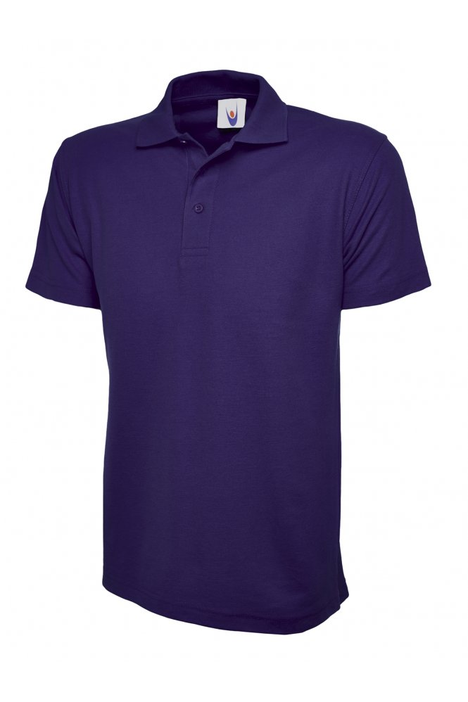 Uneek Active Unisex Polo Shirt, Purple
