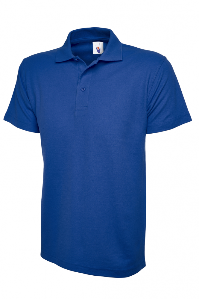 Uneek Active Unisex Polo Shirt, Royal Blue