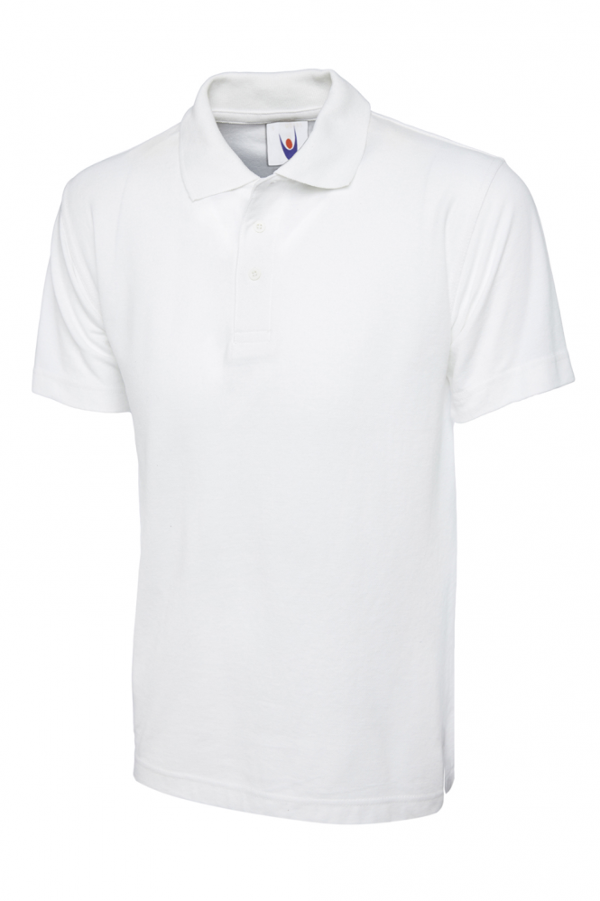Uneek Active Unisex Polo Shirt, White