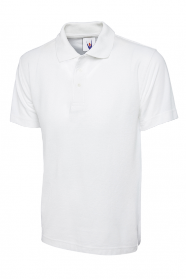 Uneek Active Unisex Polo Shirt, White
