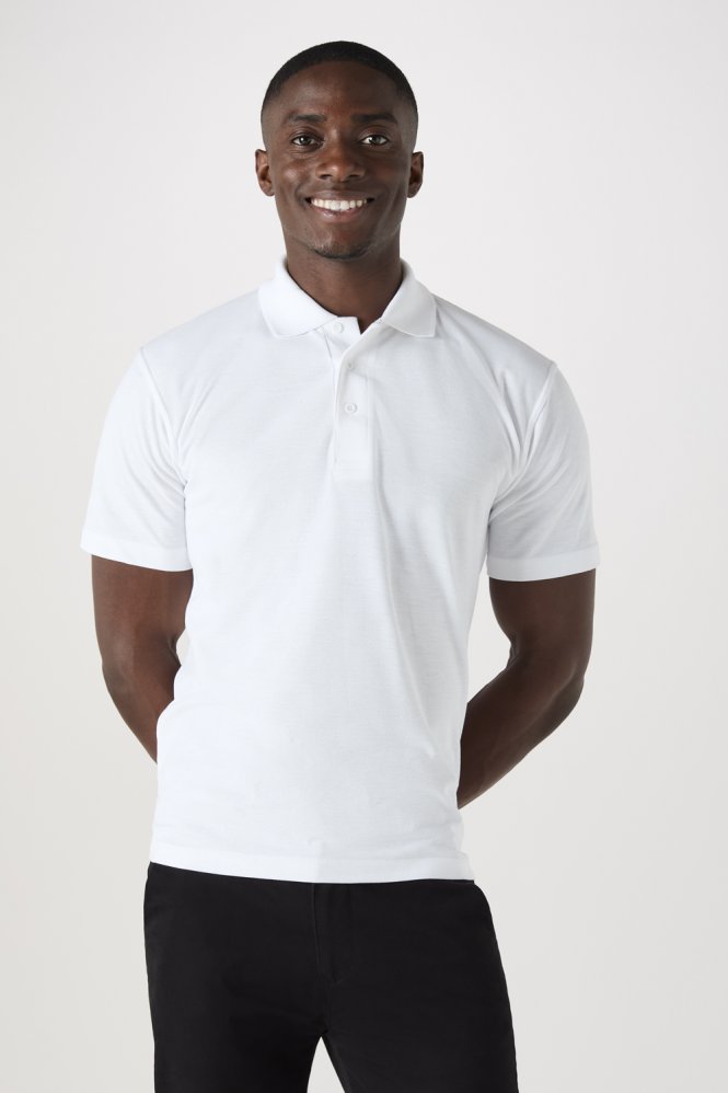 Uneek Classic Unisex Polo Shirt, White
