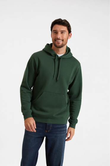 Uneek Unisex Classic Hoodie, Bottle Green