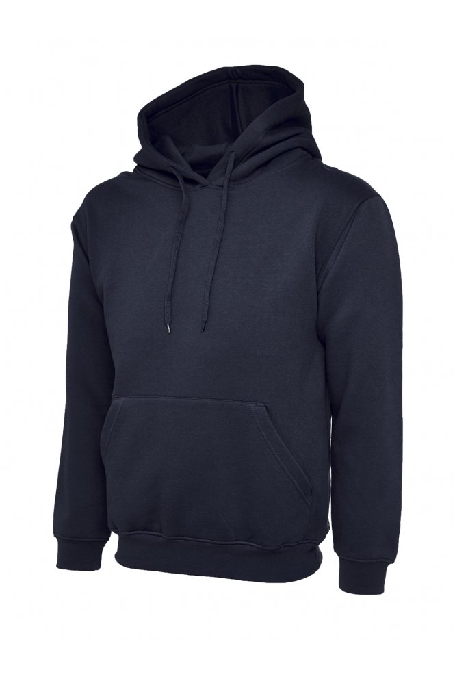 Uneek Unisex Classic Hoodie, Navy