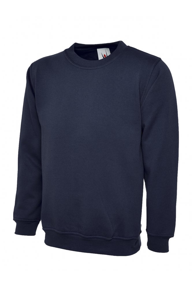 Uneek Unisex Classic Sweatshirt, Navy