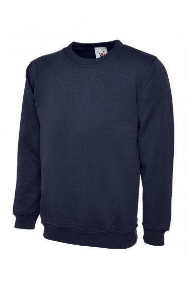Uneek Unisex Classic Sweatshirt, Navy