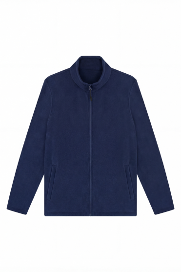 Uneek Unisex Lightweight Full Zip Micro Fleece Jacket, Navy