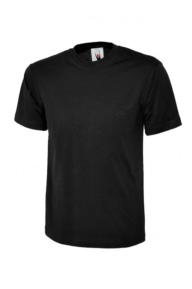 Uneek Unisex T-Shirt, Black