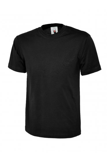 Uneek Unisex T-Shirt, Black
