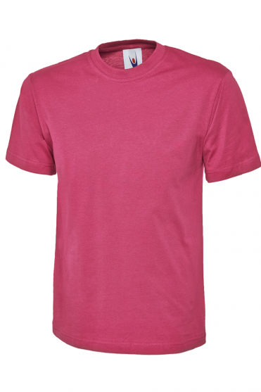 Uneek Unisex T-Shirt, Hot Pink