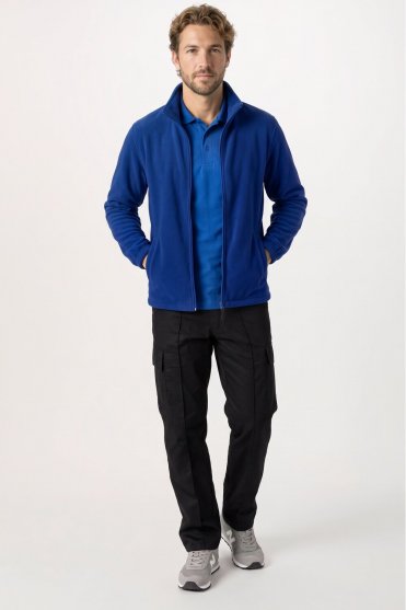 Uneek UX Unisex Full Zip Fleece Jacket, Royal Blue