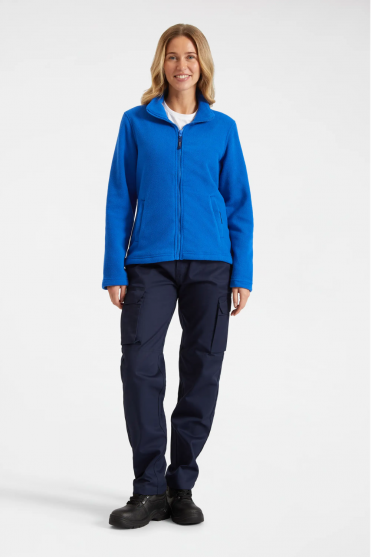 Uneek Women's Classic Full Zip Fleece Jacket, Royal Blue