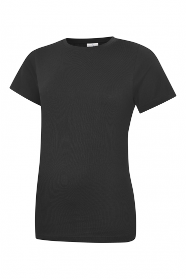 Uneek Women's Classic T-Shirt, Black
