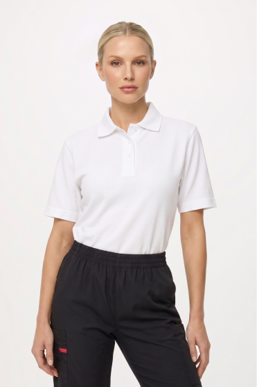 Uneek Women's Polo Shirt, White