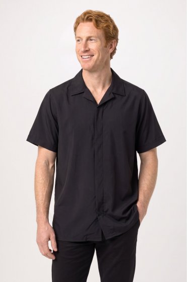 Unisex Anti-Static Pet Grooming Tunic, Black