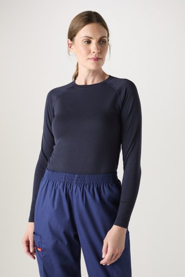 Women's Second Skin Underscrub, Navy